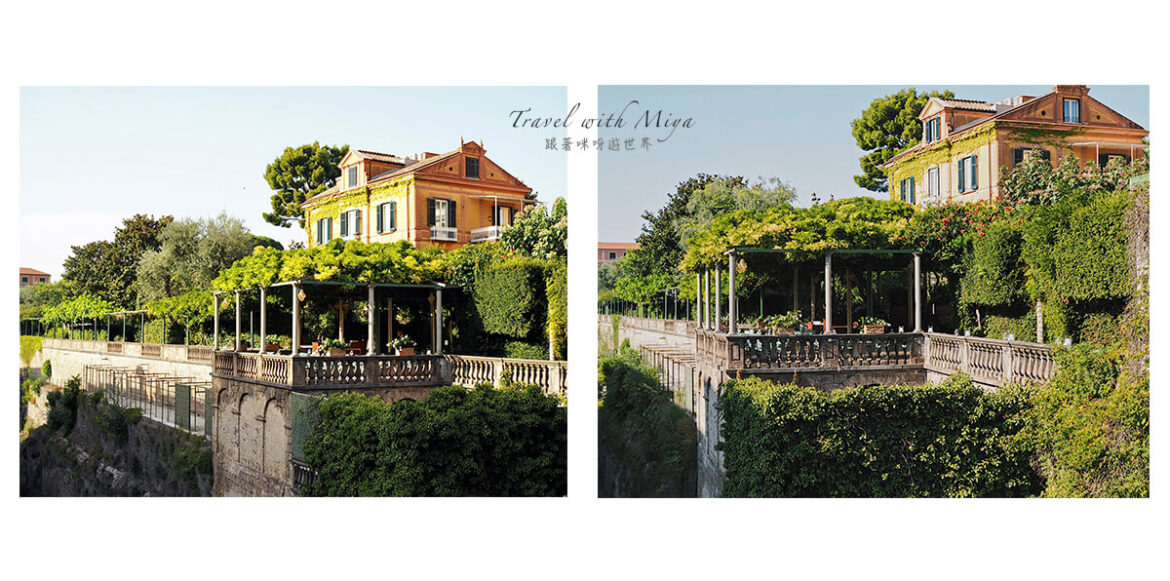 Sorrento蘇連多-Grand Hotel Excelsior Vittoria（伊克斯西爾維多利亞大酒店）庭院