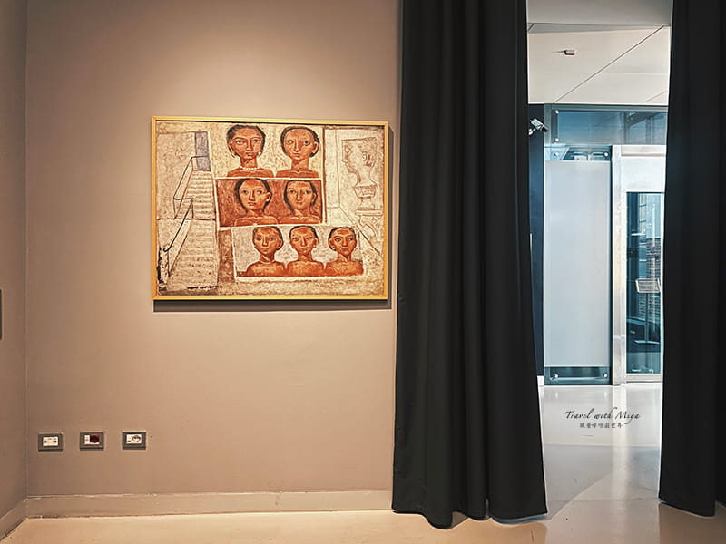 Massimo Campigli 繪畫的 La scala