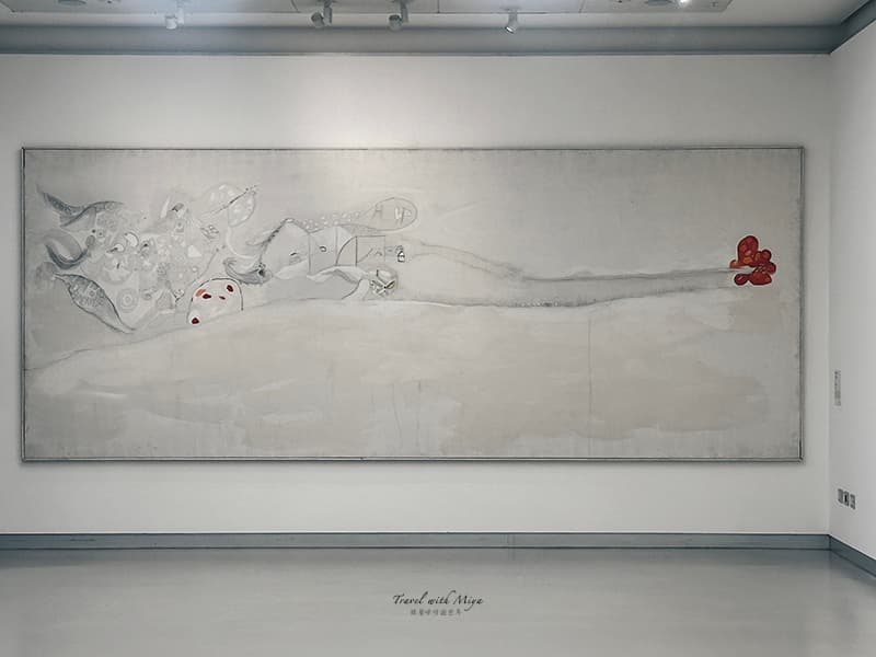 畫家 Gastone Novelli - 繪畫作品 Rosso fiore della Cina
