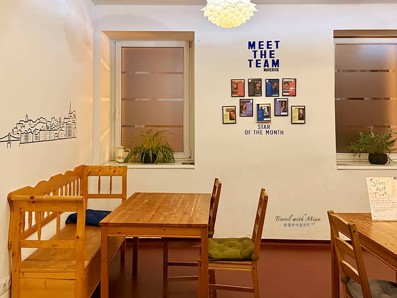 布達佩斯住宿青年旅館Maverick-Budapest-soho公共廚房座位區