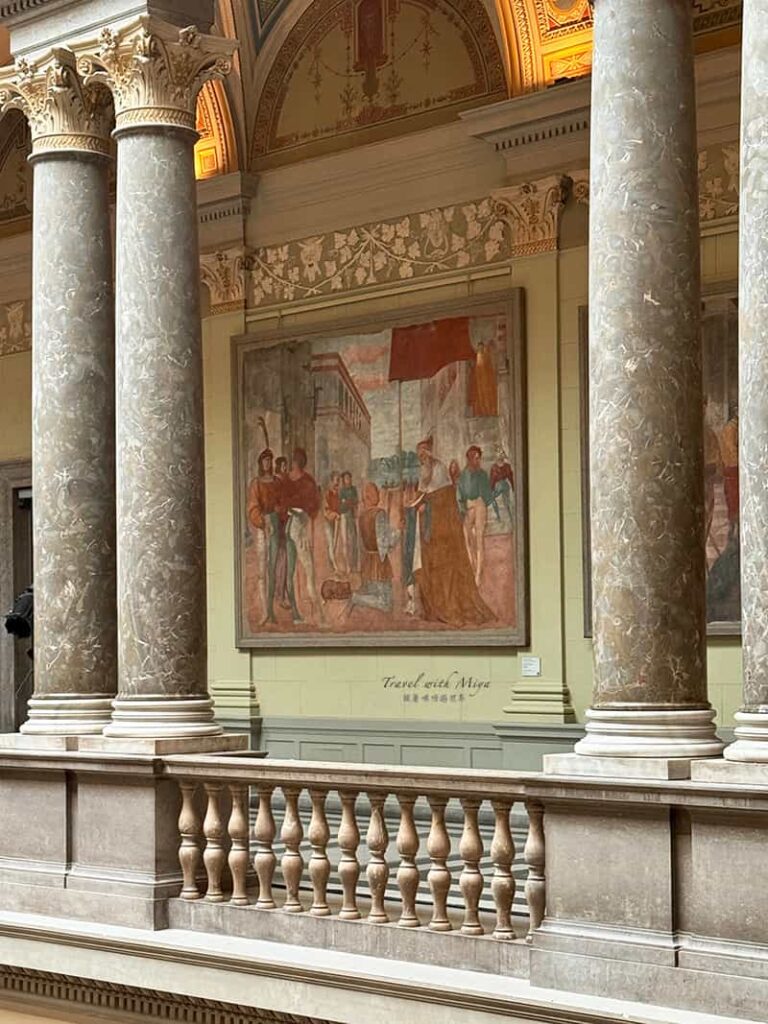 布達佩斯美術博物館文藝復興廳 Renaissance Hall 牆面壁畫