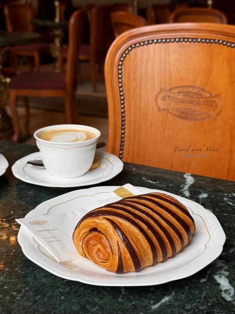 Café Gerbeaud 捷波德咖啡巧克力麵包和咖啡