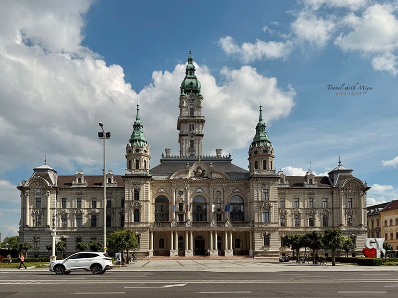 匈牙利焦爾 Győr市政廳建築外觀