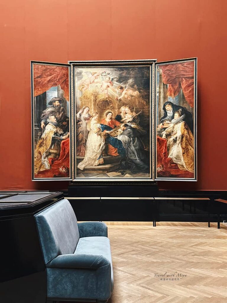 維也納藝術史博物館 Kunsthistorisches Museum Vienna 1樓橘牆上的祭壇畫