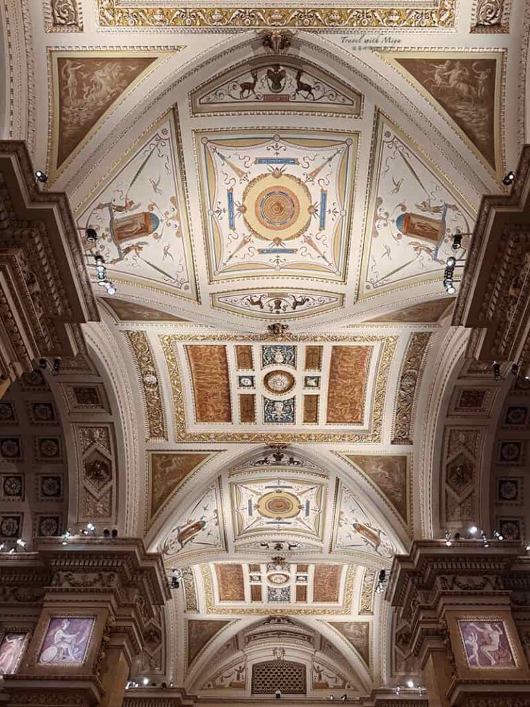 維也納藝術史博物館 Kunsthistorisches Museum Vienna古埃及羅馬展廳天花板