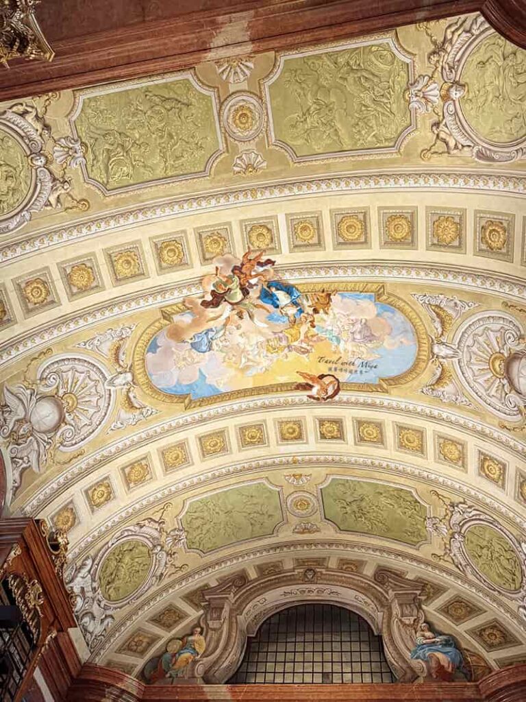 奧地利國家圖書館普隆克廳 Prunksaal / State Hall天花板壁畫