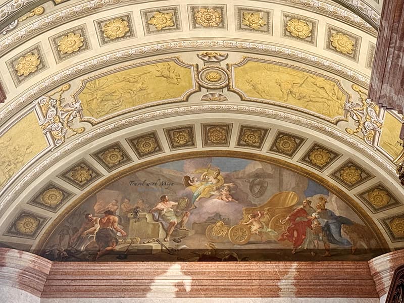 奧地利國家圖書館普隆克廳 Prunksaal / State Hall半圓壁畫