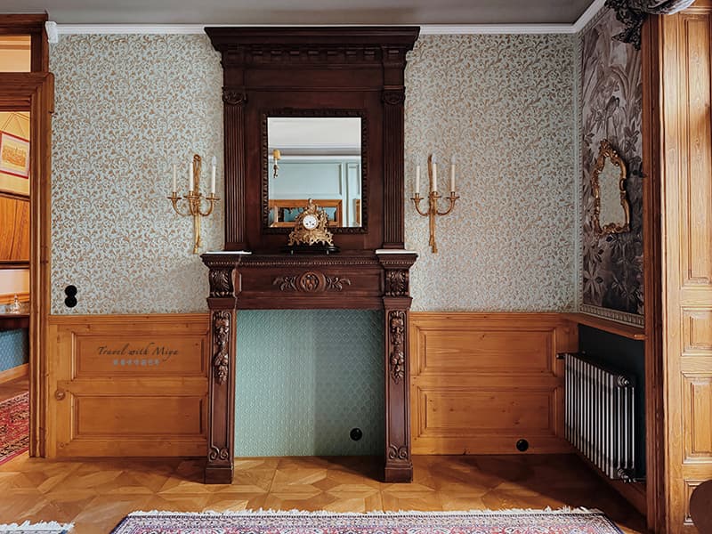 維也納公寓 vienna-1900-apartment 客廳壁爐