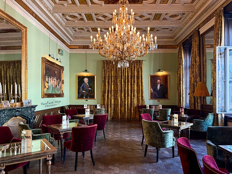 維也納皇室御用百年咖啡廳 Gerstner 華麗文豪廳