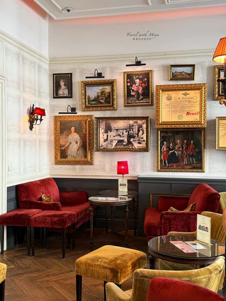 維也納皇室御用百年咖啡廳 Gerstner 1.OG 二樓咖啡廳環境