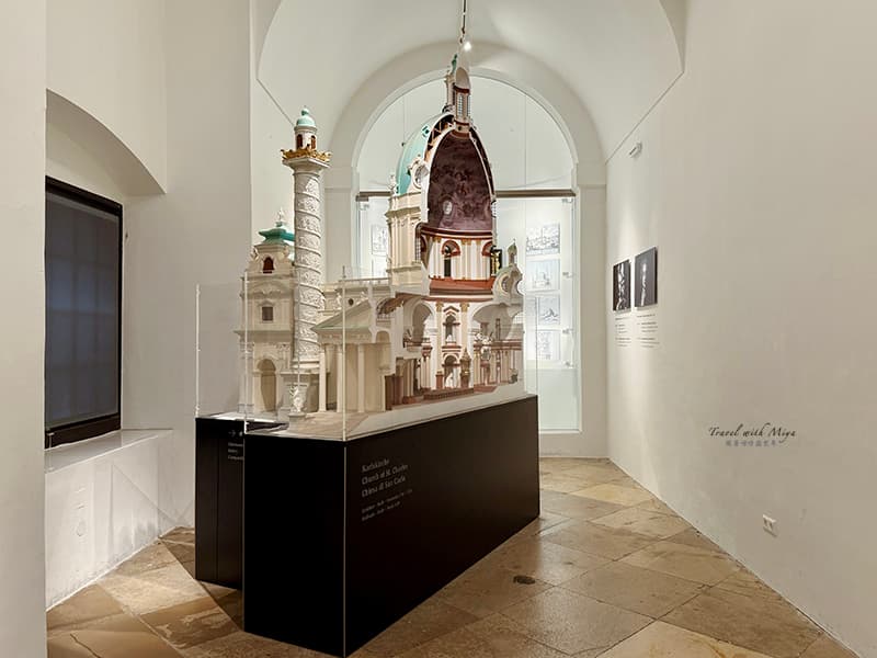 卡爾教堂的剖面模型