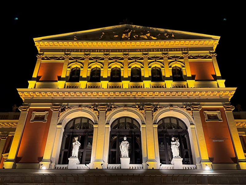 維也納金色大廳 - 音樂協會大樓外觀