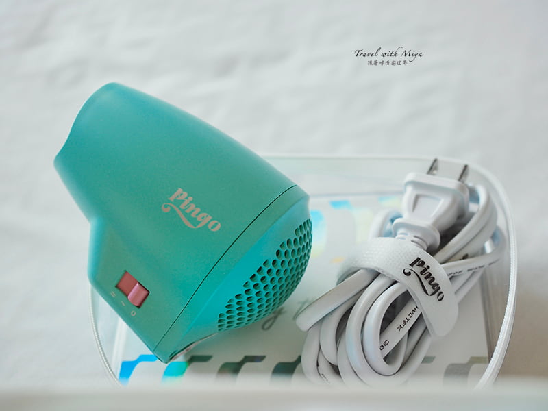 收納包和 Pingo 吹風機第一代 2025 新色：初荷綠與電線