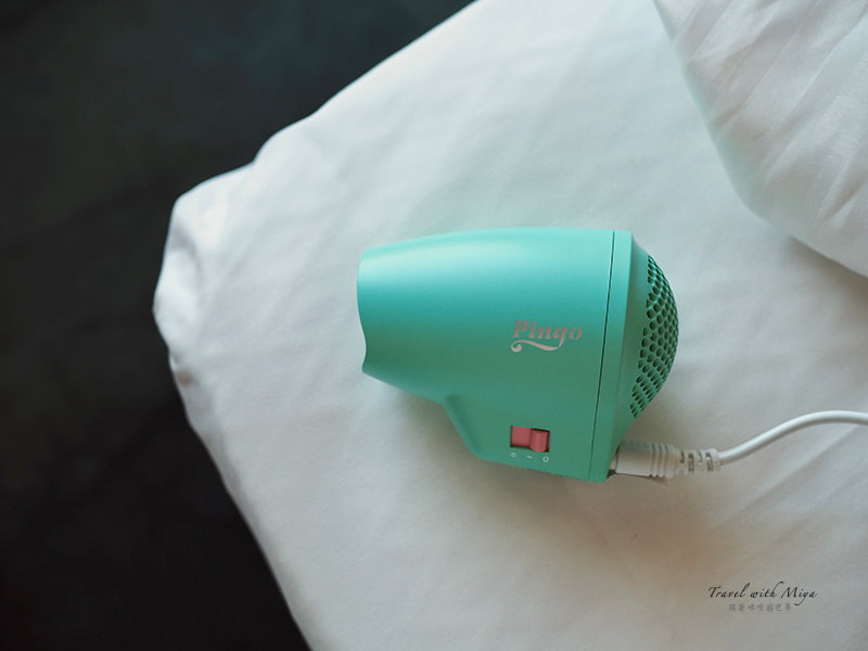Pingo第一代吹風機初荷綠接上電線