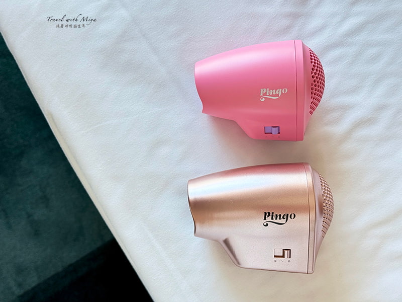 Pingo 吹風機第一代 2025 珊橘粉和第二代升級版晨霧金