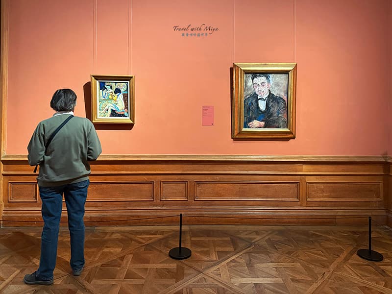 上美景宮橘牆畫作展廳