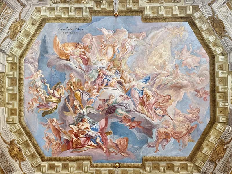 上美景宮大理石廳天花板壁畫