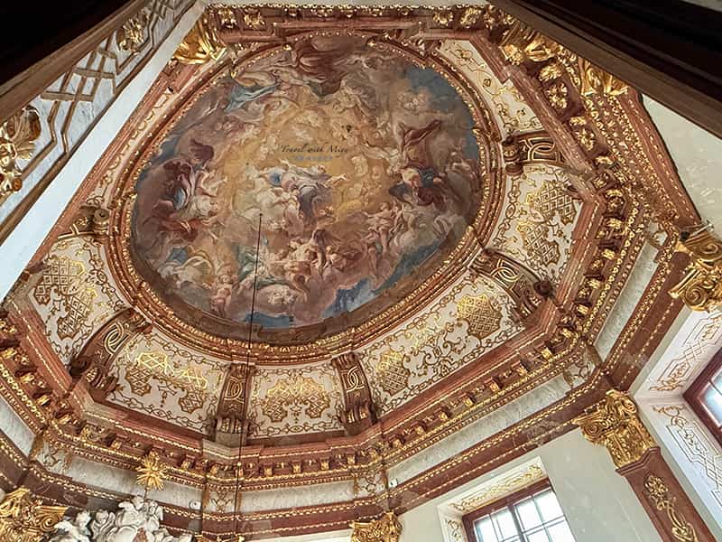上美景宮禮拜堂 Belvedere Palace Chapel天花板