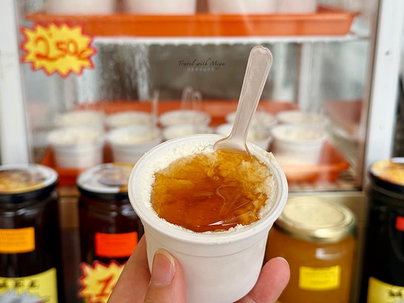 蒙塞拉特山市集甜點蜂蜜起司