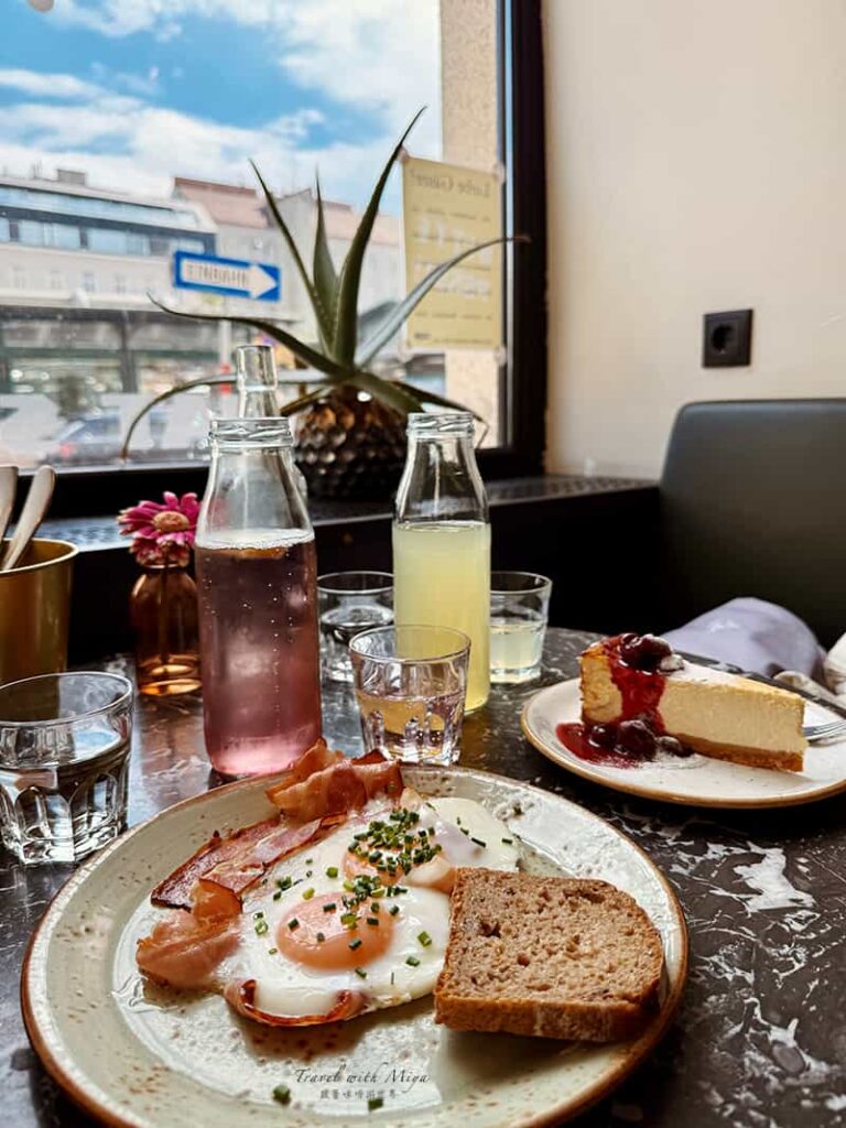 維也納早午餐咖啡館drechsler-wienzeile 餐點氣泡飲