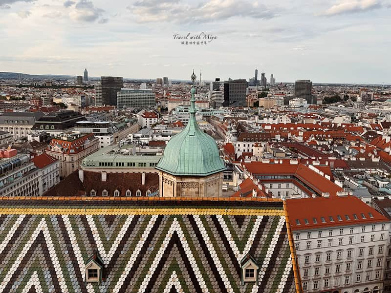 維也納聖史蒂芬大教堂南塔登頂維也納市景