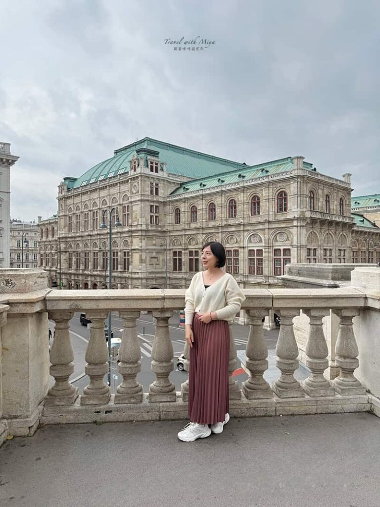 阿爾貝蒂娜博物館露台與維也納國家歌劇院合照