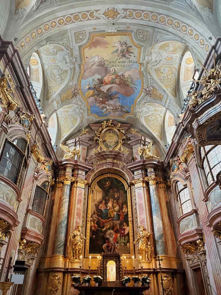 維也納聖安妮教堂內部巴洛克裝飾