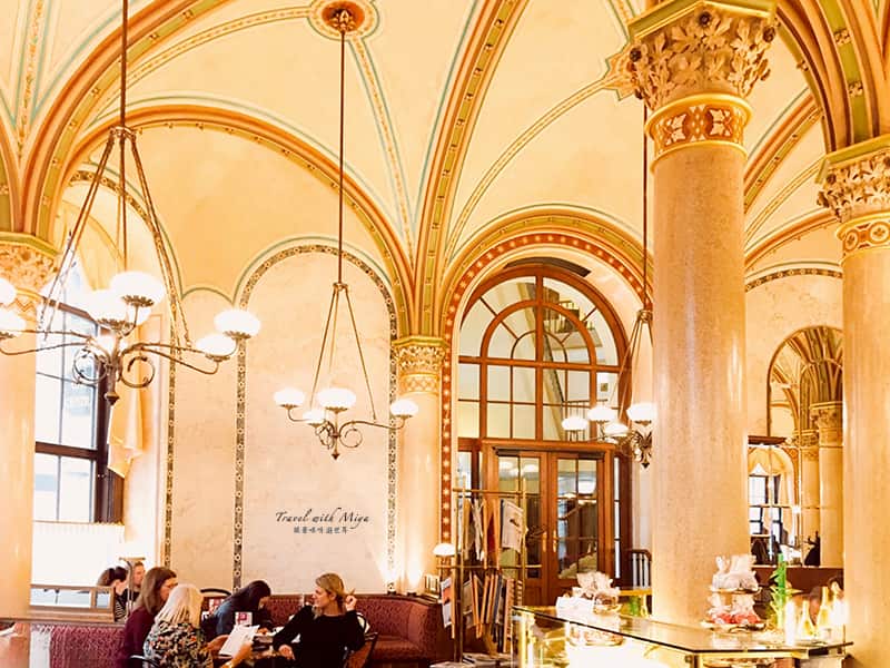 維也納中央咖啡館內部裝潢