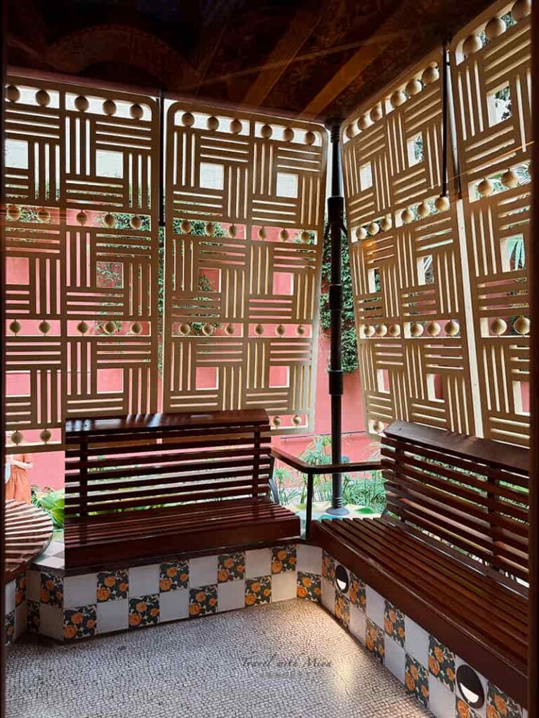 巴塞隆納維森斯之家 Casa Vicens 觀景陽台空間