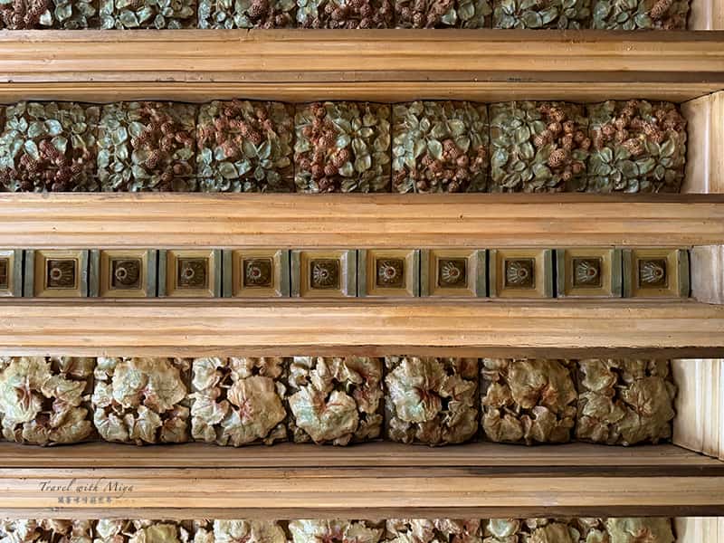 巴塞隆納維森斯之家 Casa Vicens 主臥天花板植物造型裝飾