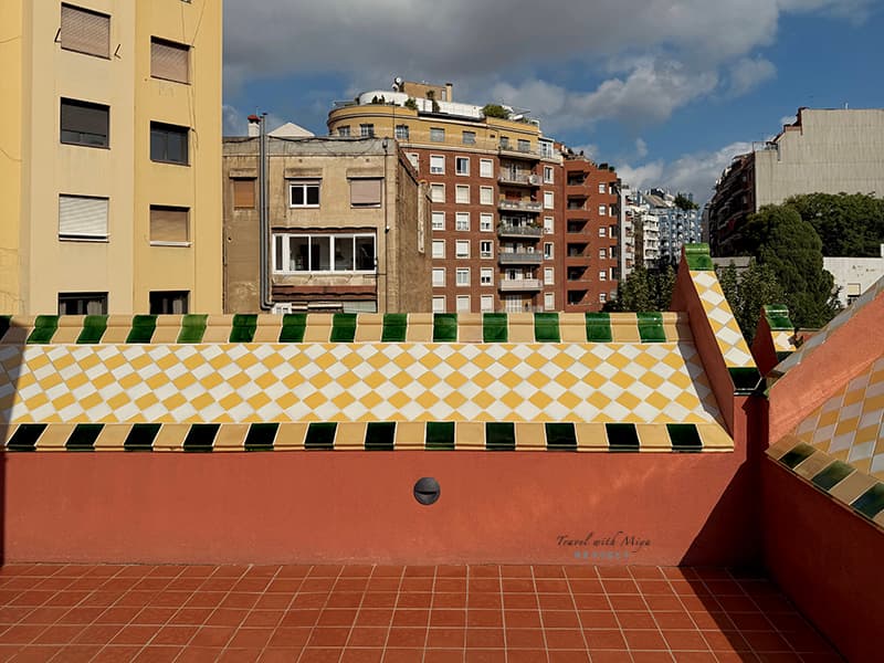 巴塞隆納維森斯之家 Casa Vicens 屋頂擴建區