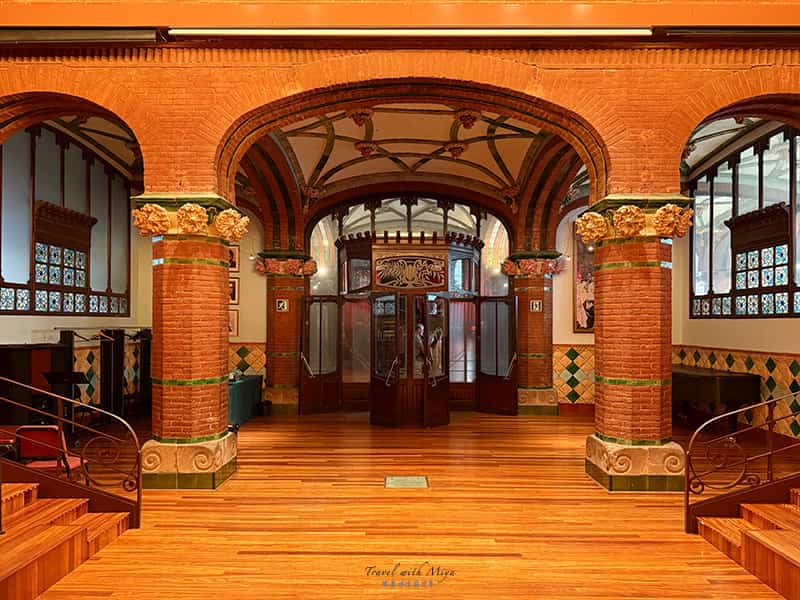 加泰隆尼亞音樂宮排練廳 Rehearsal Hall of the Orfeó Català