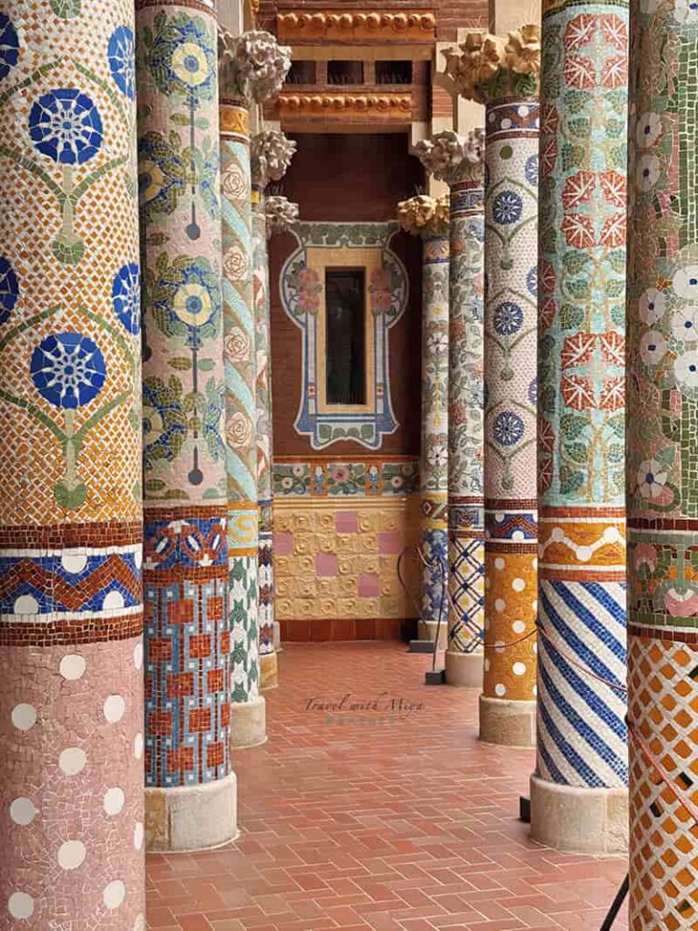 加泰隆尼亞音樂宮陽台柱廊