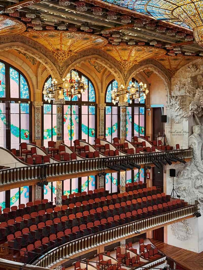 加泰隆尼亞音樂宮左邊坐位區