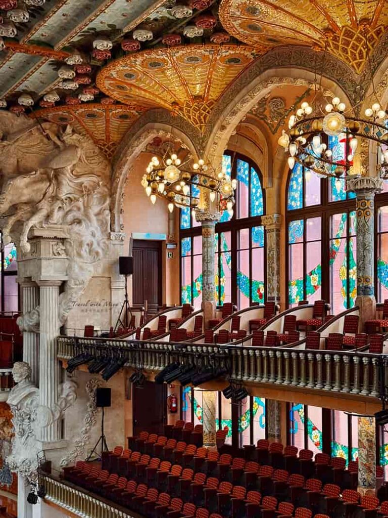 加泰隆尼亞音樂宮右邊坐位區