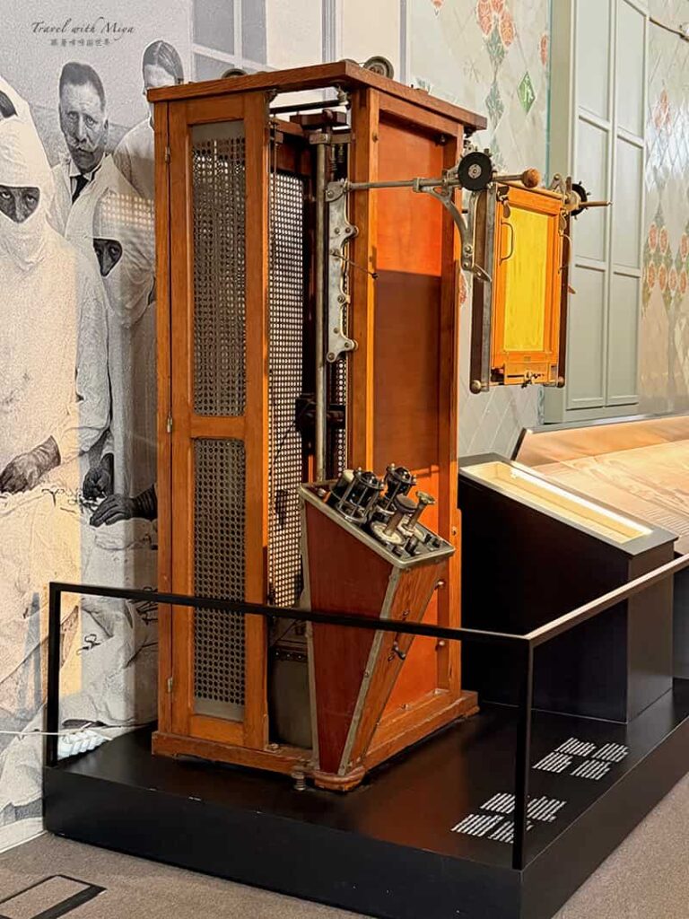 聖十字聖保羅醫院-聖拉斐爾館廳的X光機