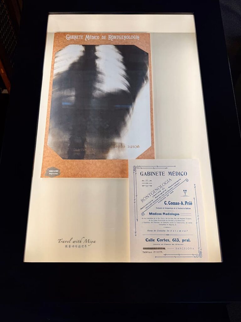 聖十字聖保羅醫院-聖拉斐爾館廳的X光片