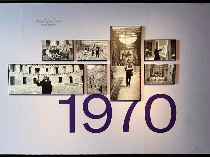 達利戲劇博物館 1970 年照片