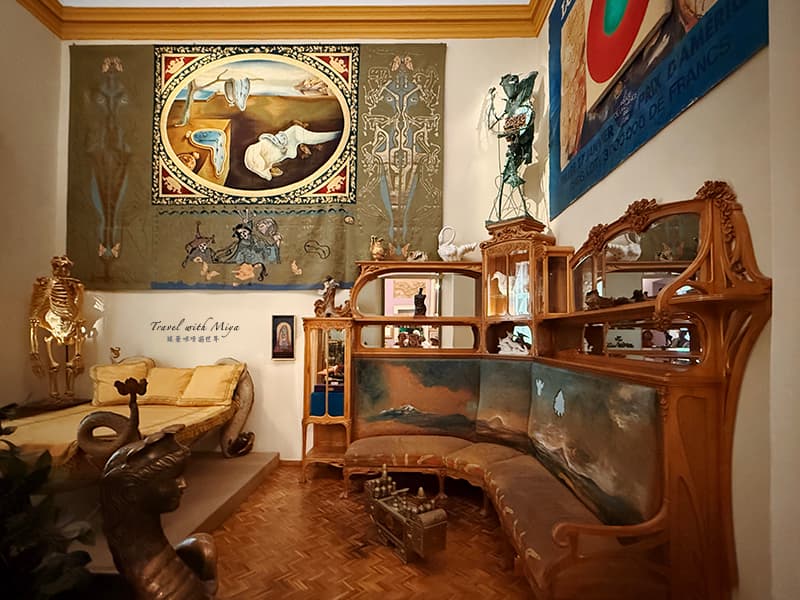 達利戲劇博物館風之宮 Palau del Vent 寢室