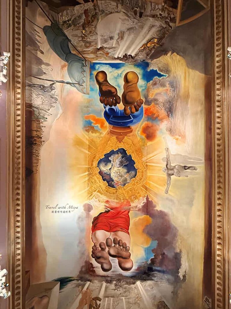 達利戲劇博物館風之宮 Palau del Vent 天花板畫作