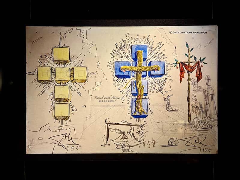 達利戲劇博物館-珠寶館Dalí Joies 宗教類型珠寶手稿