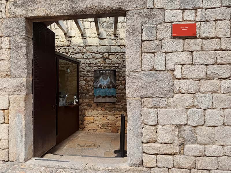 赫羅納阿拉伯浴場 Arab Baths 門口