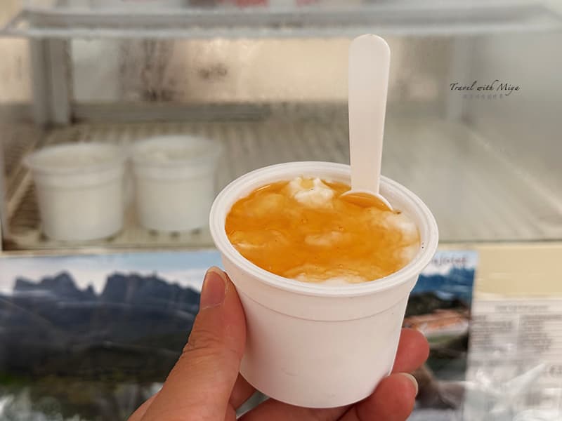 蒙塞拉特山市集甜點蜂蜜起司-顏色較淺