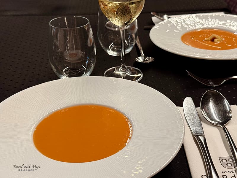 歐耶酒莊 Oller del Mas 餐廳前菜冷湯