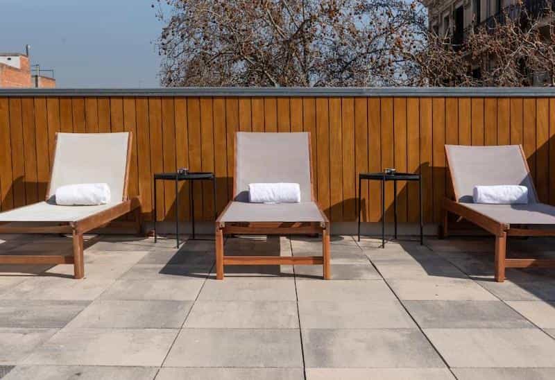 Hotel La Casa Del Sol 露台躺椅