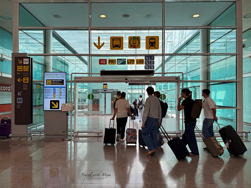 巴塞隆納機場Aerobús指標