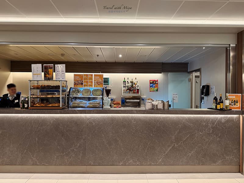 GNV上輕食飲料櫃台