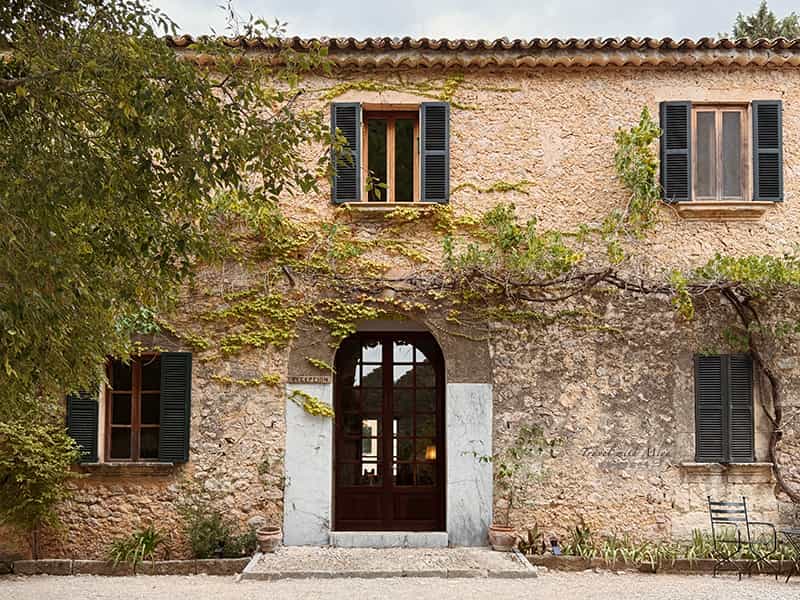 馬略卡島住宿Fangar Agroturismo 入住大廳建築