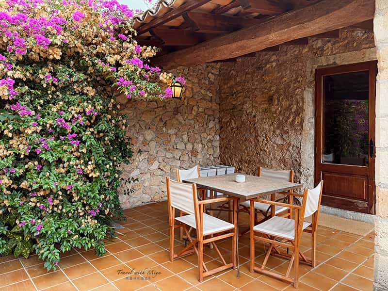 馬略卡島莊園住宿 Fangar Agroturismo - 房間 Bosque 的涼亭