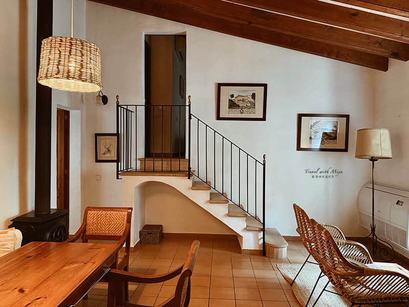 馬略卡島莊園住宿 Fangar Agroturismo - 房間 Bosque 客廳景觀